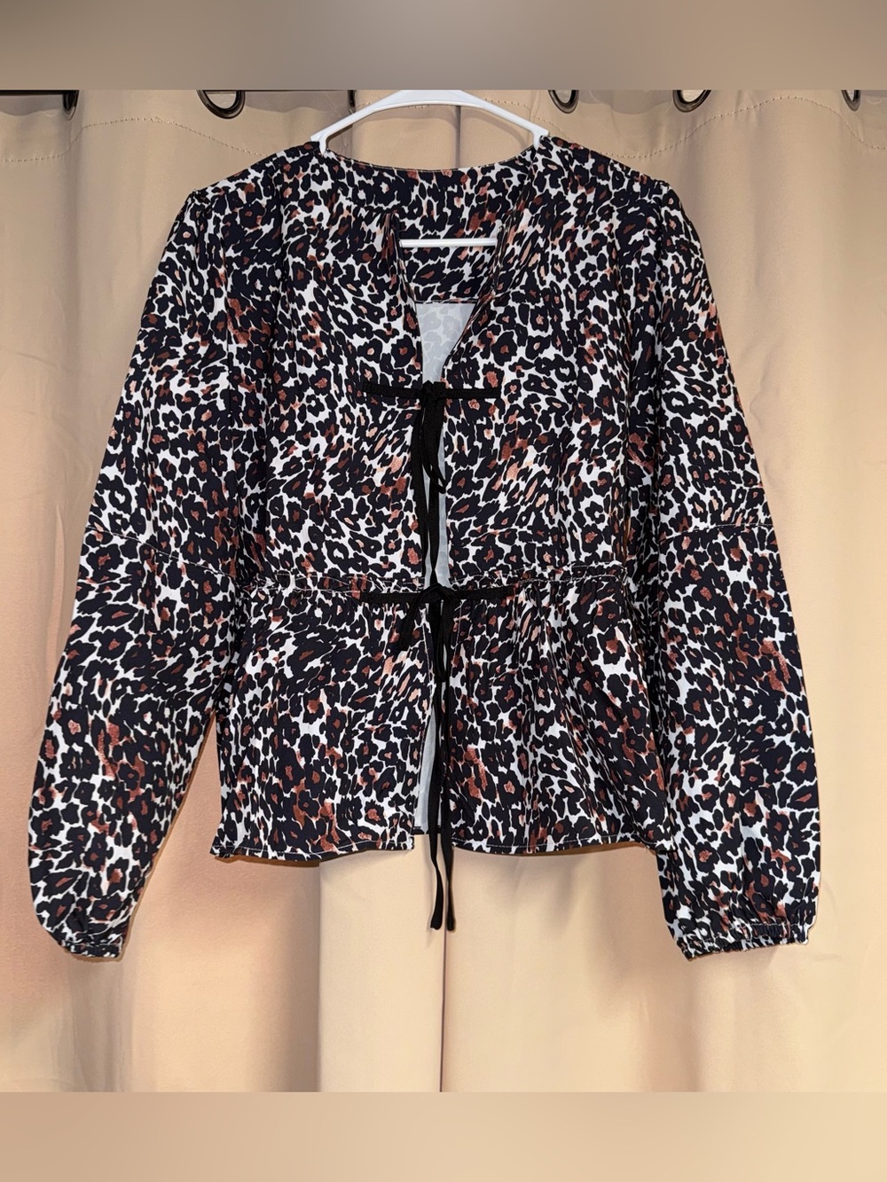 NEW cheetah print blouse